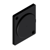 Procab VCD10-P Blind plate - D-size  100 pieces