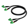 PROCAB CLA830/0.5 2 x terminal block - 2 x terminal block (3p - 3.81mm) 0,5 meter