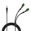 Kabel PROCAB CLA833/3 mini jack do 2x euroblock (3p)