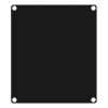 CAYMON CASY 201/B CASY 2 space closed blind plate Black version