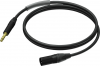 PROCAB PRA724/1.5 XLR male - Jack male stereo - UltraFlex™ 1.5 meter