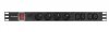 Lanberg Listwa zasilająca Rack PDU 1U 16A 4X 230V PL 4X IEC C13 2m czarna