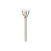 Techly Kabel instalacyjny skrętka UTP Cat6 4x2 linka CCA 305m szary