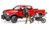 BRUDER Pojazd Dodge RAM 2500 Power wagon z motorem Ducati