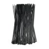 Qoltec Opaski zaciskowe wielorazowe/trytytki | 7.2*350mm | Nylon UV |   Czarne