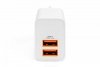 Digitus Ładowarka sieciowa zasilacz 2x USB-A 15,5W Biała