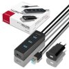 AXAGON HUB 4-portowy HUE-S2BP USB 3.2 Gen 1 charging hub 1.2m   kabel, AC adapter