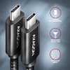 AXAGON BUCM432-CM10AB Kabel USB-C  USB-C, USB4 Gen 3x2 1m, PD 100W, 8K HD, ALU, oplot Czarny