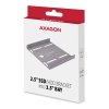 AXAGON RHD-125S Ramka metalowa do montażu 1x 2.5 cali HDD w pozycji 3.5 cali, szary