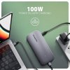 AXAGON HMC-12GM2 hub USB 12 in1 10Gbps, 3x USB-A, USB-C, HDMI, DP,  RJ-45, M.2, SD/mSD, audio, PD