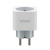 Savio Inteligentne gniazdko Wi-Fi 16A Pomiar zużycia energii, AS-01 Białe