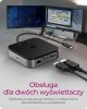 IcyBox Stacja dokująca IB-DK408-C41 7w1,HDMI, DP,USB,LAN