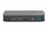 Digitus Przełącznik KVM 2 portowy, 2x HDMI IN, 1x HDMI OUT, 2x USB A, 1x Audio, 4K x 2K 60Hz, IN&OUT