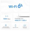 TP-LINK System WiFi- Halo H70X  AX1800 2-pak