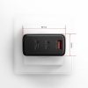 AXAGON ACU-DPQ100 Ładowarka sieciowa, GaN 100W, 3x port (USB-A + dual USB-C) PD3.0/QC4+/PPS/Apple, czarna