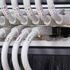 Qoltec Przepust szczotkowy do szaf RACK 19 cali | 1U
