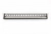 Digitus Panel krosowy (patch panel) modularny 19 cali 24 porty pod moduły keystone, 1U, ekranowany, prowadnica kabli, wymienne pola opisowe Czarny
