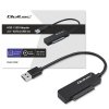 Qoltec Adapter SATA | Przejściówka na dysk SSD HDD 2.5 cali | USB 3.0 | Super speed 5Gb/s | 2TB