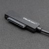 Qoltec Adapter SATA | Przejściówka na dysk SSD HDD 2.5 cali | USB-C | Super speed 5Gb/s | 2TB