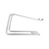 CRONG Aluminiowa podstawka do laptopa Srebrna