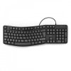 Hama Klawiatura EKC-400 przewodowa Ergonomiczna