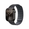 Apple Pasek karbowany magnetyczny w kolorze czarnym do koperty 42 mm - rozmiar S/M