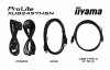 IIYAMA Monitor 24 cale XUB2497HSN-W2 IPS, USB-C Dock, HDMI, DP, 300cd, Pivot, HAS, biały