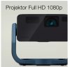 Epson Projektor, rzutnik mini laser EF-22N niebieski z podstawą FHD/1000L/5m:1