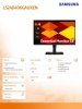 Samsung Monitor 24 cale S40GD IPS 1920x1080 FHD 16:9 2xHDMI 1xDP 2xUSB-A 2.0 1xUSB-B 5ms 100Hz HAS+PIV głośniki płaski 3YOn-Site (LS24D406GAUXEN)