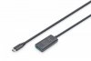 Digitus Kabel przedłużający aktywny, USB 3.0 5Gbps, USB-C - USB-A, 5m