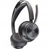 POLY Zestaw słuchawkowy Voyager Focus 2  certyfikatem Microsoft Teams USB-C-C z podstawką ładującą, przejściówka USB-C/A 9T9J6AA