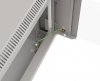 Lanberg Szafa instalacyjna rack wisząca 19 cali 9U 540x350 szara drzwi przeszklone ( flat pack)