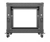 Lanberg Open rack 19'' 9U 600x600-1100 regulowany czarny