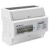 Qoltec Trójfazowy dwukierunkowy elektroniczny licznik | miernik zużycia energii na szynę DIN | 400V | 100A | LCD | 4P