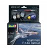 Revell Model plastikowy Set Grumman F-14A Tomcat 1/144