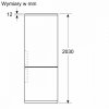 Bosch Chlodziarko-zamrażarka 70 cm KGN49OCAF Antracyt
