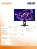 Asus Monitor 26.5 cala XG27AQDPG DP 2HDMI 0.03MS USB HUB