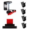 Maclean Organizer kabli, 1345mm czarno czerwony RS125