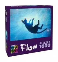 Granna Puzzle 1000 elementó Flow Czarny kot 