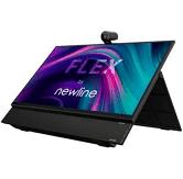 Monitor interaktywny z kamerą 4k, 27 cali NewLine FLEX 