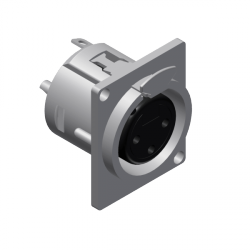 Procab VC3FDL-P Panel connector - 3-pin xlr female  Connector 50 pcs box