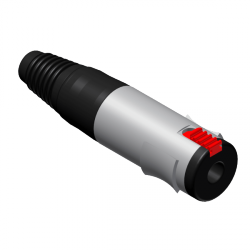 Procab VCJ3FX Cable  konektor - 6.3 mm Jack female stereo  Connector
