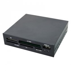 LogiLink Czytnik kart pamięci, USB2.0, wewnętrzny 3,5 cali