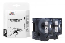 TB Print Taśma TBTD-40913 do DYMO Czarny na Białym 9x7mm  2 szt. barwiąca
