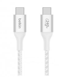 Belkin Kabel BoostCharge USB-C/USB-C 240W 1m biały