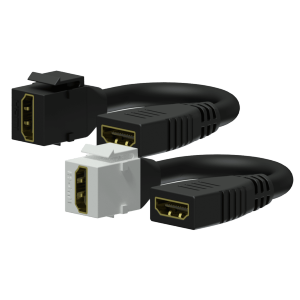 Procab VCK450/B Keystone adapter - HDMI A female - HDMI A female - pigtail Black