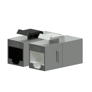 Procab VCK510/S Keystone adapter - CAT6 RJ45 - RJ45 - metal shielded Keystone adapter cat6 rj45