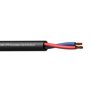 Procab CLS225-CCA/1 Loudspeaker kabel - 2 x 2.5 mm2 - 13 AWG -  EN50399 CPR Euroclass Cca-s1b,d0