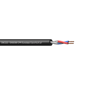 Procab CMC222-CCA/3 Balanced microphone kabel - flex 2 x 0.34 mm2 - 22 AWG - EN50399 CPR Eurocl
