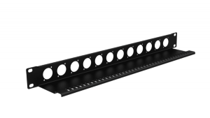 CAYMON BP112T 19 blind panel with tension relief - 1HE - 12x D-size